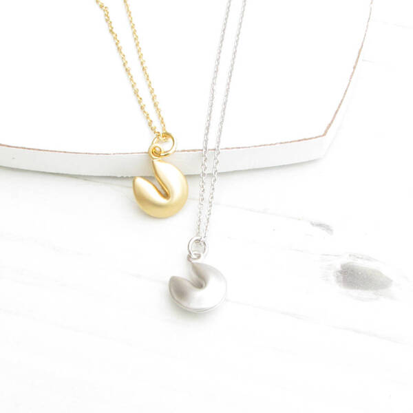 Fortune Cookie Necklace -evy designs