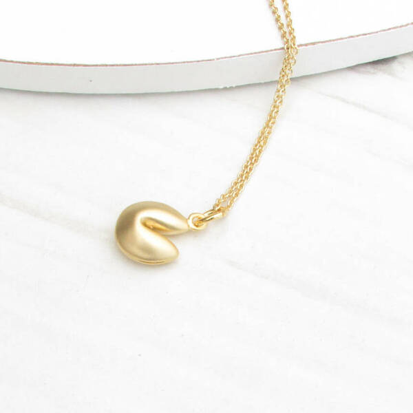 Fortune Cookie Necklace -evy designs