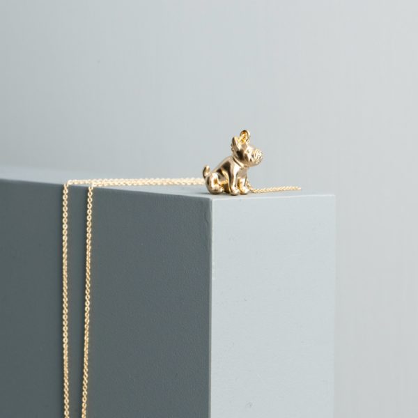 French Bulldog Necklace-evy designs