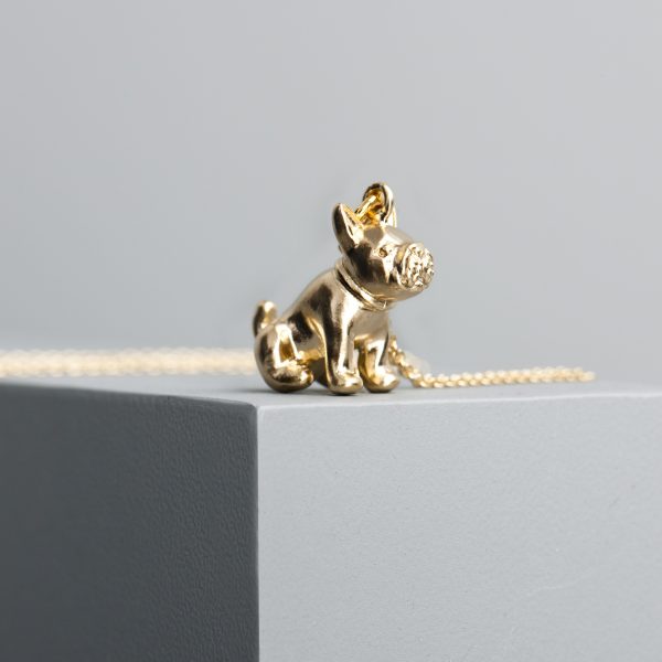 French Bulldog Necklace-evy designs