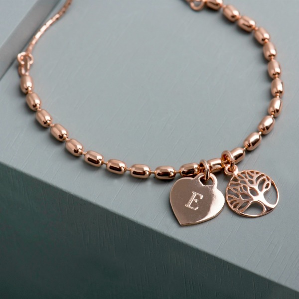 Personalised Tree Of Life Charm Bracelet-evy designs