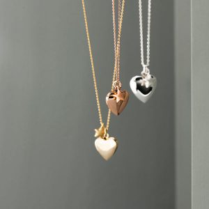 Personalised Initial MIni Heart Locket-evy designs