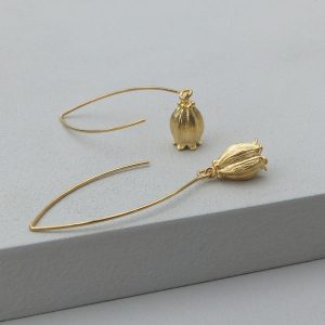 Bell Flower Drop Earrings - www.evy-designs.com