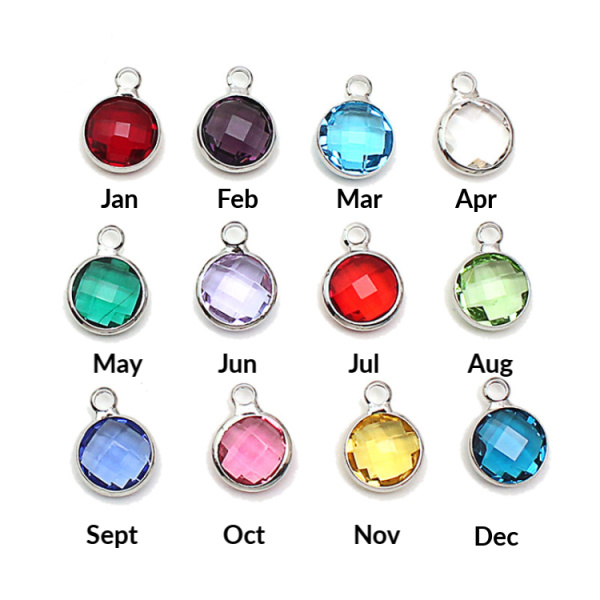 Vermeil Gold Personalised Birthstone Necklace-evy designs