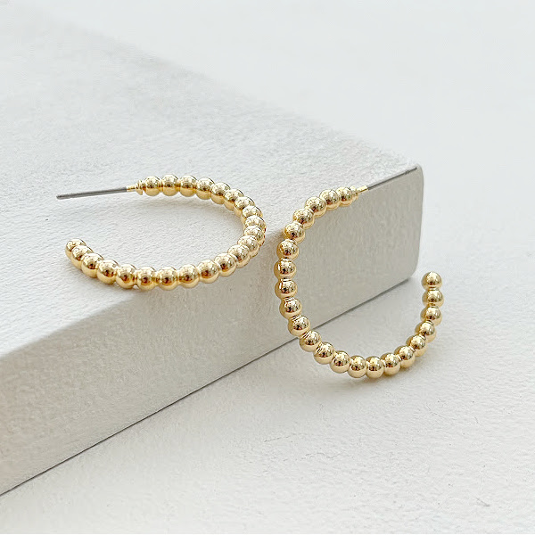Bubbles Hoop Earrings-evy designs