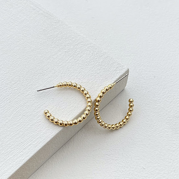 Bubbles Hoop Earrings-evy designs