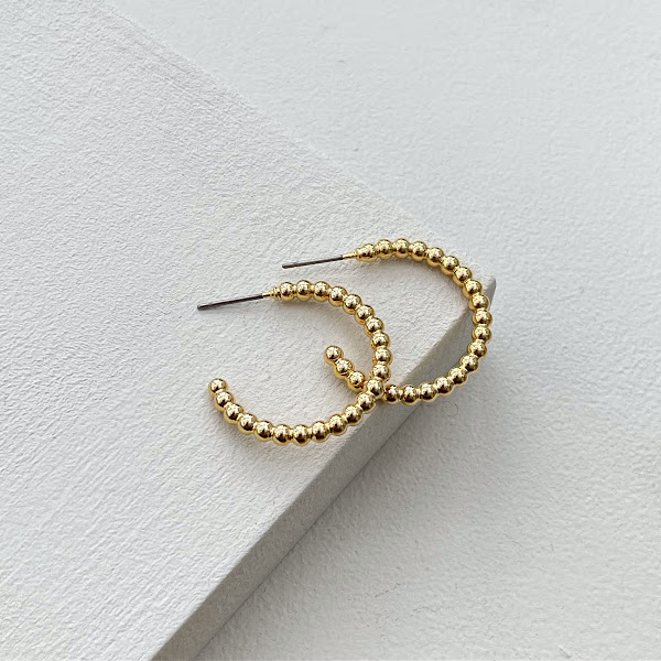Bubbles Hoop Earrings-evy designs