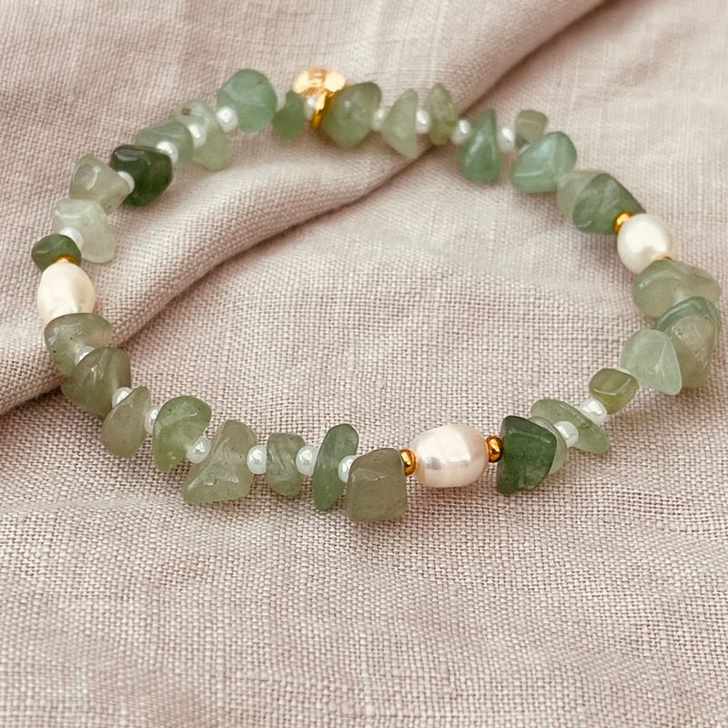 Heartsease Green Aventurine Bracelet-evy designs
