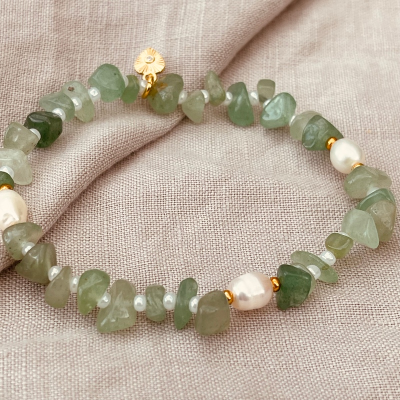 Heartsease Green Aventurine Bracelet-evy designs