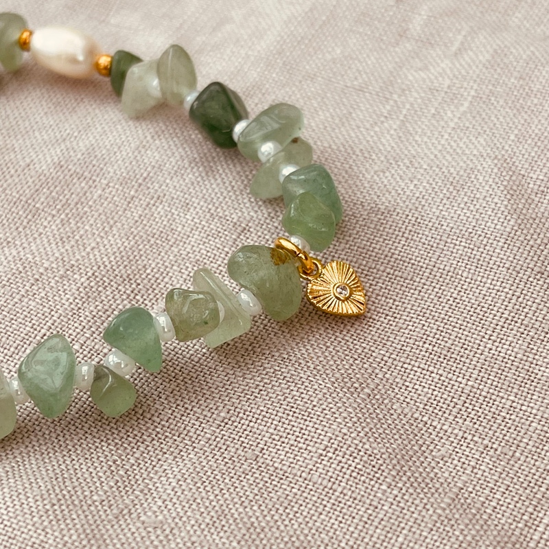 Heartsease Green Aventurine Bracelet-evy designs