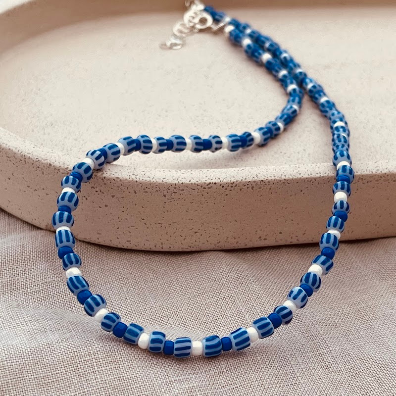 Milos Seed Bead Necklace - evy designs1